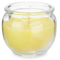 Ibergarden Citronella kaars in houder - glas - 20 branduren - geurkaarsen - thumbnail