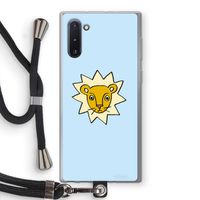 Kleine leeuw: Samsung Galaxy Note 10 Transparant Hoesje met koord