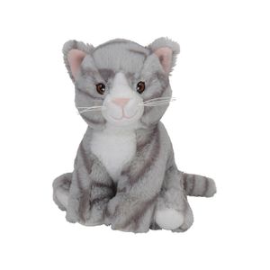 Pluche dieren knuffels Kat/poes van 21 cm