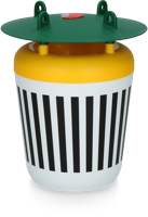 Black Stripe Mottenval