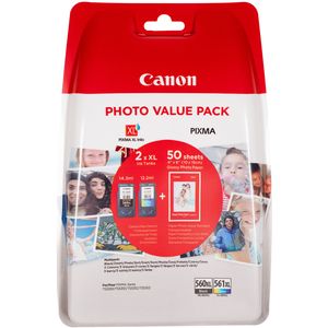 Canon 3712C004 inktcartridge 2 stuk(s) Origineel Hoog (XL) rendement Zwart, Cyaan, Magenta, Geel