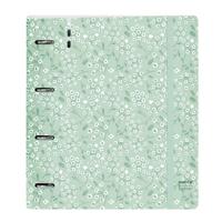 Ringmap Safta Light green flowers Groen 27 X 32 X 4 cm