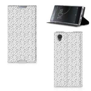 Sony Xperia L1 Hoesje met Magneet Stripes Dots