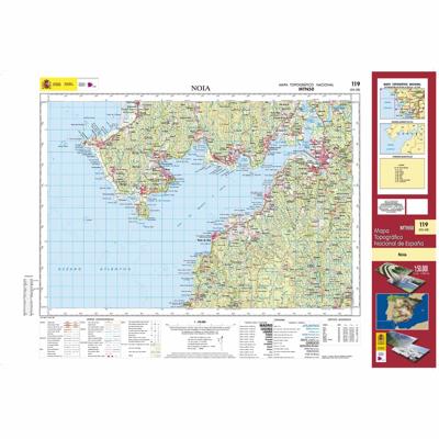 Topografische kaart 119 MT50 Noia | CNIG - Instituto Geográfico Nacional1