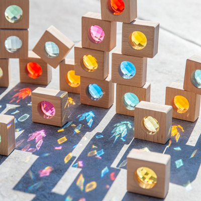 TickiT Houten Kaleidoscoop blokken