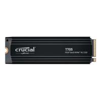 Interne gaming-SSD met premium koellichaam - CRUCIAAL - T705 SSD 1TB PCIe Gen5 NVMe M.2 (2024) - CT1000T705SSD5