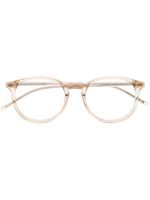 Saint Laurent Eyewear lunettes de vue à monture ronde - Tons neutres - thumbnail