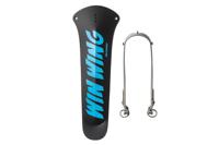 Ass Savers Win Wing Gravel Logo Achterspatbord - Zwart/Turquoise Ass Savers Win Wing Gravel Logo Achterspatbord - Zwart/Turquoise