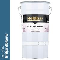 Holdbar PVC-Vloer Coating Briljantblauw (RAL 5007) 5 Kg