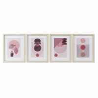 Schilderij DKD Home Decor Abstract (35 x 2 x 45 cm) (4 Stuks)