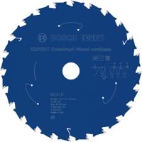 Bosch Accessoires EXPERT Construct Wood cordless Cirkelzaagblad | 165 x 1,6/1 x 20 mm | T24 - 2608902210