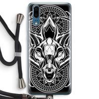 Oh Deer: Huawei P20 Transparant Hoesje met koord