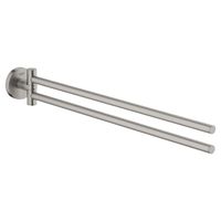 GROHE Essentials 2-lids handdoekhouder draaibaar 45cm supersteel 40371DC1 - thumbnail