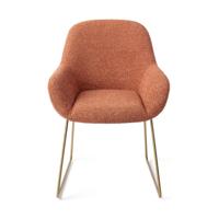 Jesper Home Kushi eetkamerstoel Amber Autumn slide gold