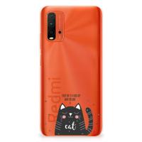 Xiaomi Poco M3 Telefoonhoesje met Naam Cat Good Day