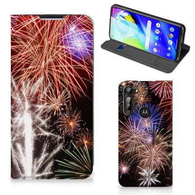 Motorola Moto G8 Power Hippe | Standcase | Vuurwerk