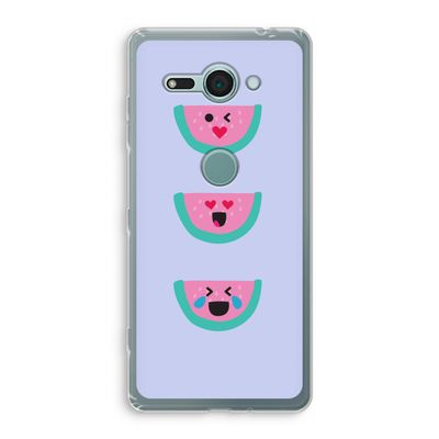 Smiley watermeloen: Sony Xperia XZ2 Compact Transparant Hoesje
