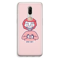 Hartje: OnePlus 6 Transparant Hoesje