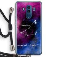 Sterrenbeeld - Donker: Huawei Mate 10 Pro Transparant Hoesje met koord