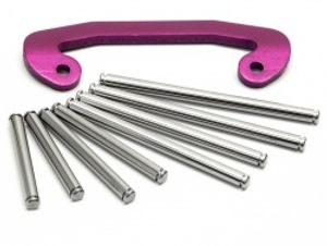 Stainless steel suspension shaft set w/rear brace (nitro 3)