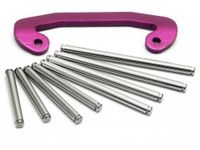 Stainless steel suspension shaft set w/rear brace (nitro 3) - thumbnail