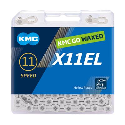 KMC ketting x11el silver 118s waxed