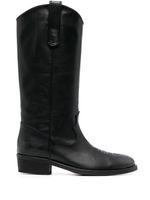 Via Roma 15 bottes d'inspiration western 40 mm - Noir