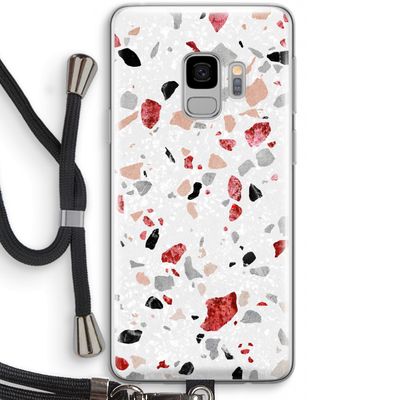 Terrazzo N°12: Samsung Galaxy S9 Transparant Hoesje met koord