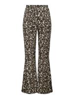 Only Onlanna Rib Flared Aop Legging Cs Jrs Leggings Black Leo