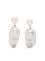 Sophie Bille Brahe boucles d'oreilles pendantes en or jaune - Blanc