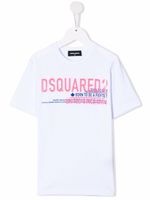 DSQUARED2 KIDS t-shirt à logo imprimé - Blanc - thumbnail