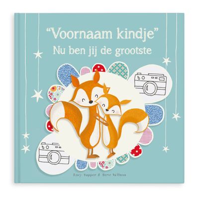 Boek met naam en foto - Nu ben jij de grootste - Hardcover