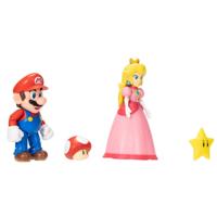 Super Mario figuren mario & peach 10 cm 2-pack