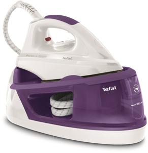 Tefal SV5005E0 stoomstrijkijzer station 2200 W 1,2 l Keramische zoolplaat Lila, Wit