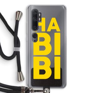 Habibi Majorelle : Xiaomi Mi Note 10 Pro Transparant Hoesje met koord