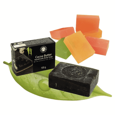 Kruidenzeep cacaoboter met ess. oliën