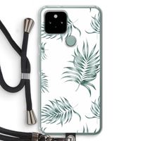 Simple leaves: Pixel 5 Transparant Hoesje met koord Simple leaves: Pixel 5 Transparant Hoesje met koord