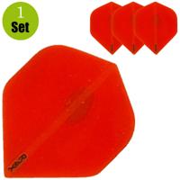 Ruthless Ruthless Transparant Dartflights - Rood