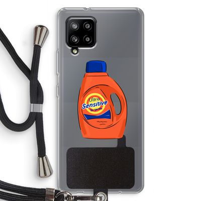 Ultra Sensitive: Samsung Galaxy A42 5G Transparant Hoesje met koord
