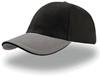 Atlantis AT610 Liberty Sandwich Cap - Black/Grey/Black - One Size