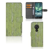 Nokia 7.2 | Nokia 6.2 | Book Style Case | Green Wood