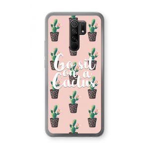 Cactus quote: Xiaomi Redmi 9 Transparant Hoesje