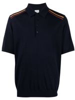 Paul Smith polo à détails rayés - Bleu
