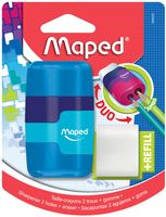 Maped potloodslijper + gom Connect Soft Touch, op blister - thumbnail