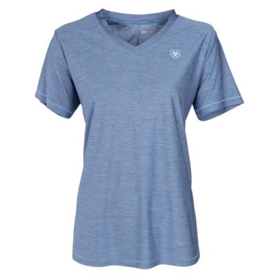 Ariat Dames T-Shirt Laguna Logo Short Sleeve, coastal fjord, Maat: XL