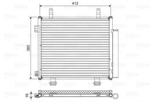 Valeo Airco condensor 822573