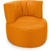 Parya - Zitzak Stoel Junior - Oranje - 70 x 50 cm - Kinderstoel met Vulling voor Binnen - thumbnail