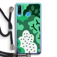 Bushes: Huawei P30 Lite Transparant Hoesje met koord