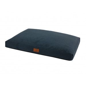 Brekz Max rechthoekig hondenkussen navy blue 80 x 50 cm