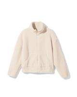HEMA Dames sherpa jas creme (creme)